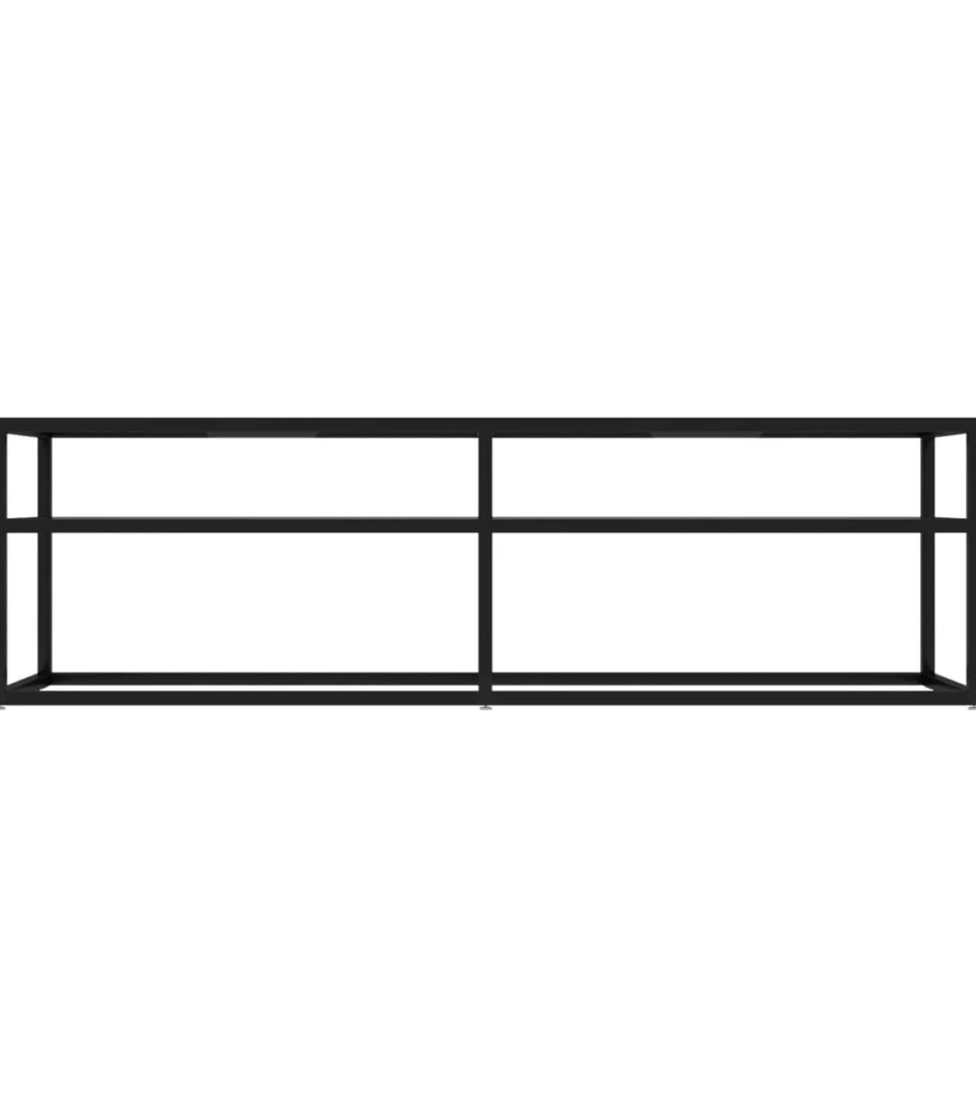 Best Tv-meubel 140x40x40,5 cm gehard glas transparant Meubels