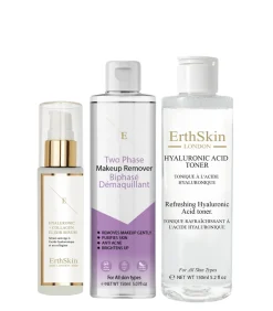 Best Tweefasige make-up verwijderaar + hyaluronzuurtoner + collageenserum Gezicht Sets