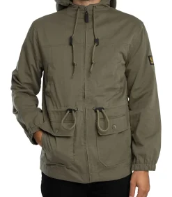 Heren Trojan Twill Badged Parka-Jas