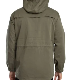 Heren Trojan Twill Badged Parka-Jas