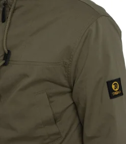 Heren Trojan Twill Badged Parka-Jas