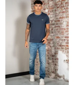 Sale Twin tipped t-shirt - dark airforce light ice bayleaf Heren T-Shirts & Polo's