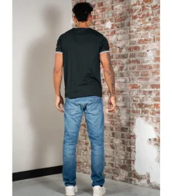 Heren Fred Perry Twin tipped t-shirt - night snow white