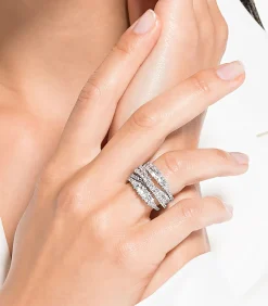 DAMES SWAROVSKI Twist Ring Zilver 5584650