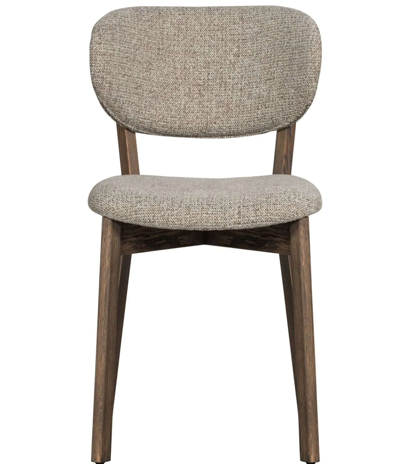 Udar Eetkamerstoelen Houten Frame - Donkerbruin - Set van 6 Stoelen