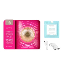 Hot UFO 2 Fuchsia Krachtig 2-minuten Gezichtsbehandelingsapparaat voor alle huidtypen Gezichtsverzorgings Accessoires