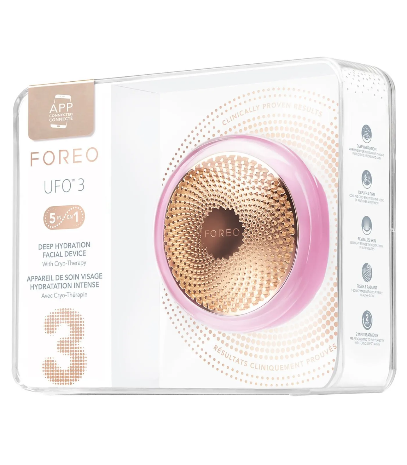 UFO 3 Pearl Pink Gezichtsverzorgings Accessoires