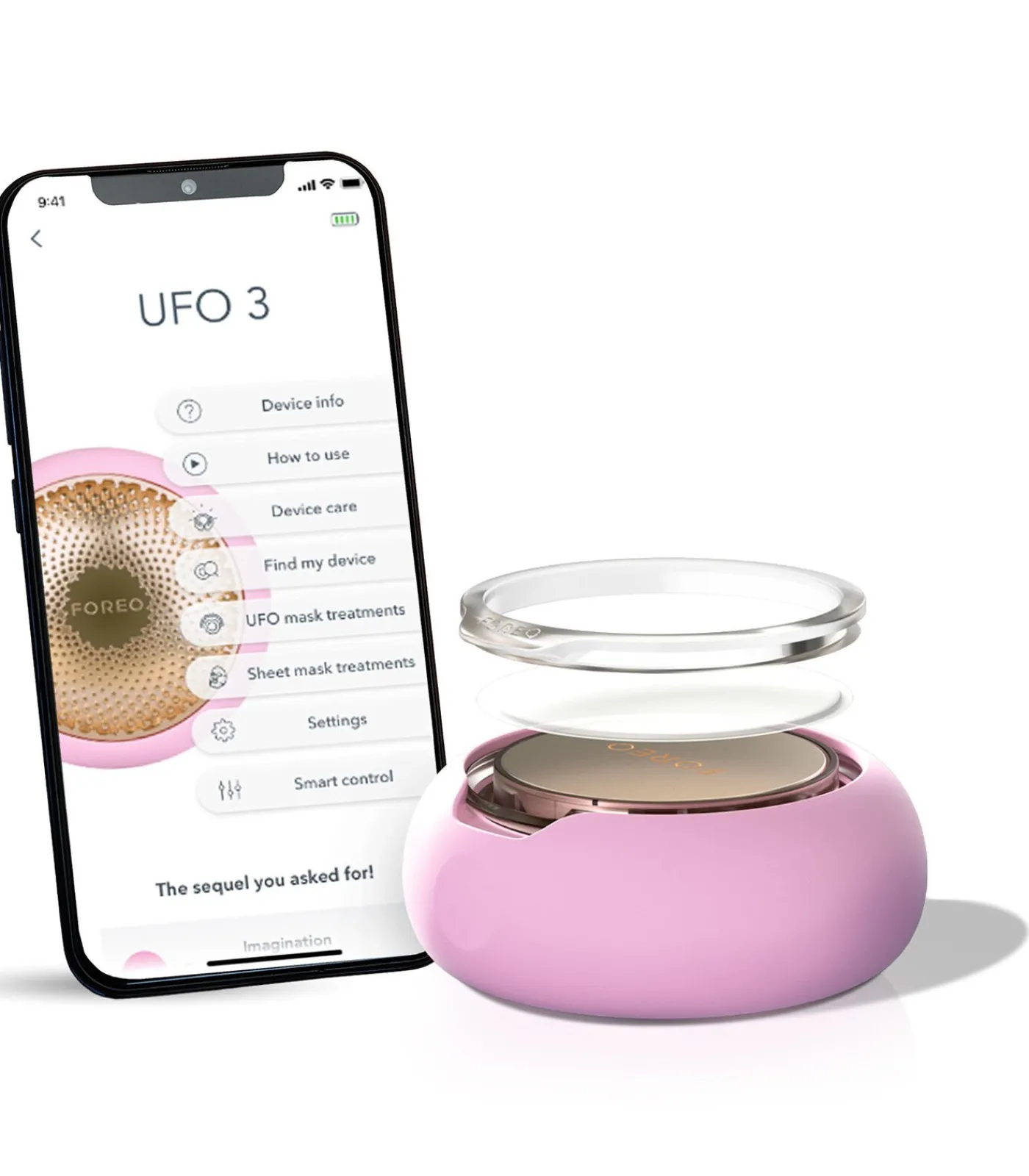 UFO 3 Pearl Pink Gezichtsverzorgings Accessoires