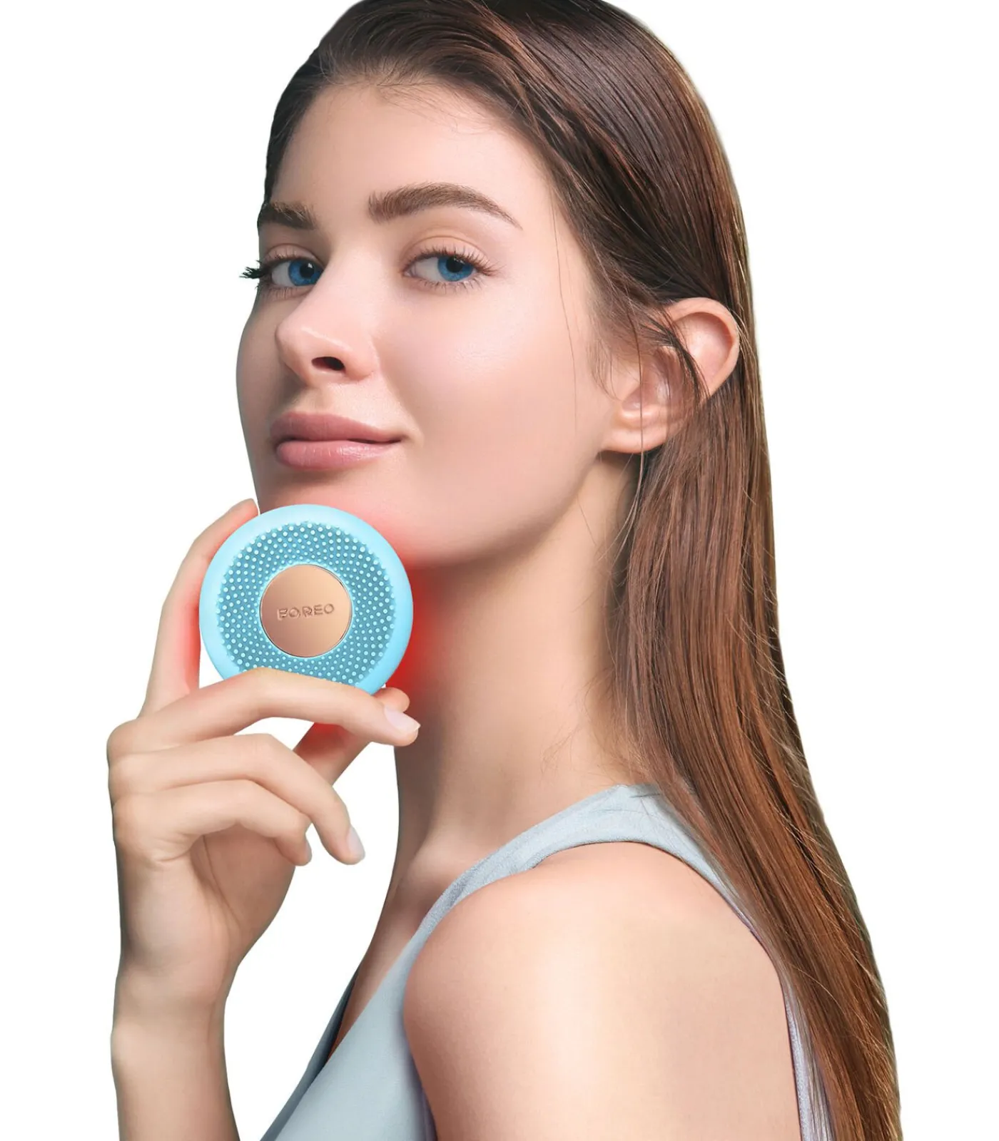 FOREO UFO Mini 2 Mint Krachtig 2-minuten Gezichtsbehandelingsapparaat voor alle huidtypen