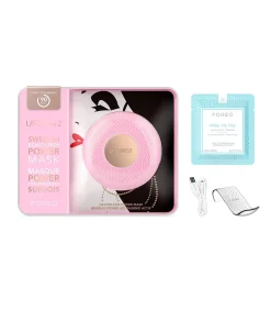 FOREO UFO Mini 2 Pearl Pink Krachtig 2-minuten Gezichtsbehandelingsapparaat voor alle huidtypen