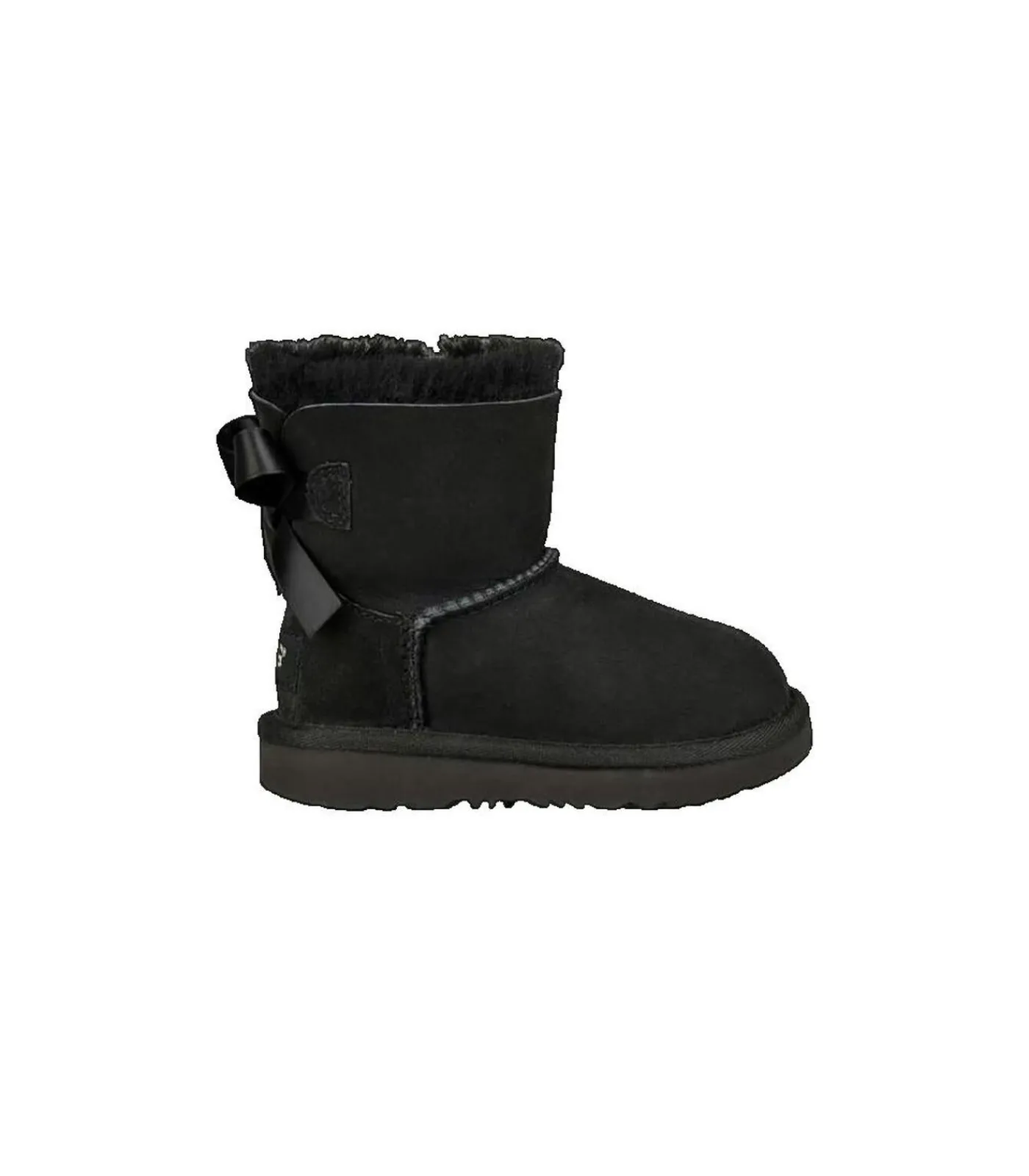 Kinderen UGG Mini Bailey Bow II zwarte laarzen voor kinderen