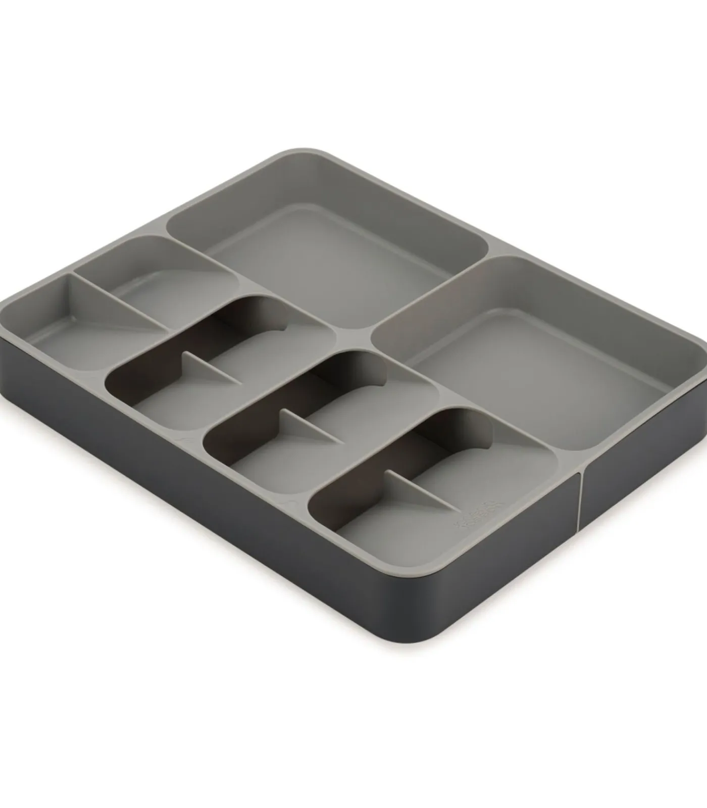 Clearance Uitschuifbare Bestekbak - DrawerStore - Grijs Bestek