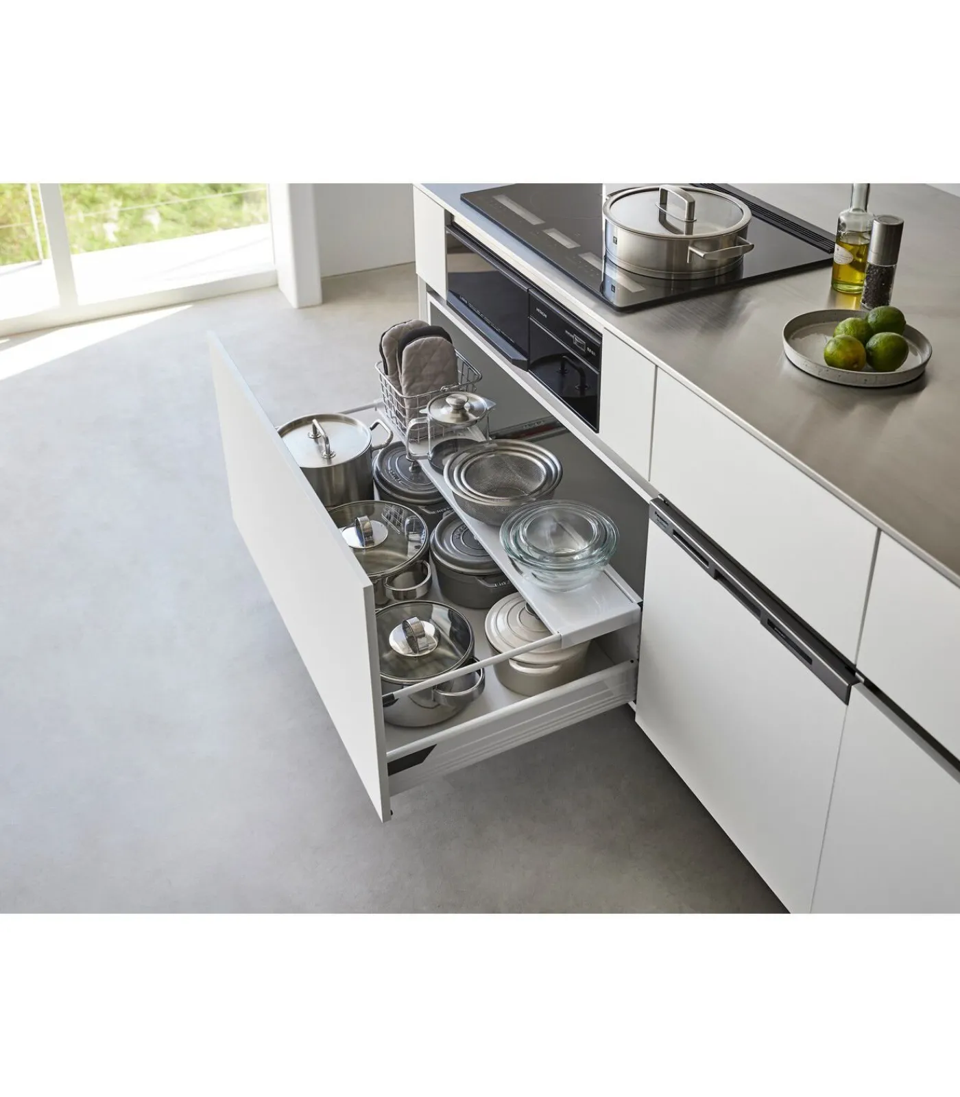 Online Uitschuifbare Lade Plank - Tower - Wit Organiseren