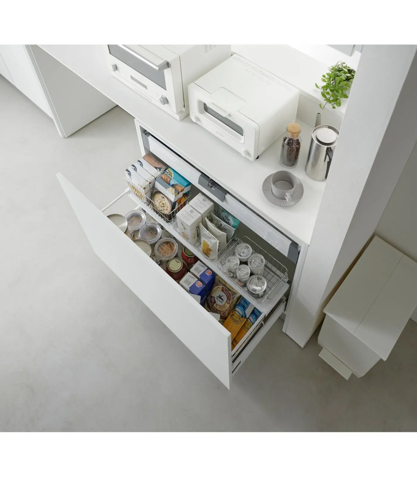 Online Uitschuifbare Lade Plank - Tower - Wit Organiseren