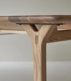 Online Uitschuifbare tafel in massief eikenhout 180x95 Clara Tafels