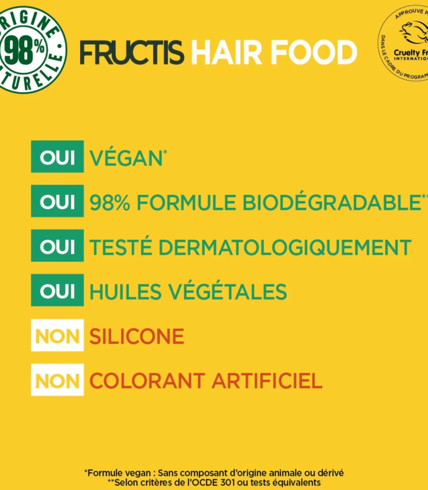 Ultra-Voedende Conditioner Fructis Hair Food - Banaan 350 ml Conditioner