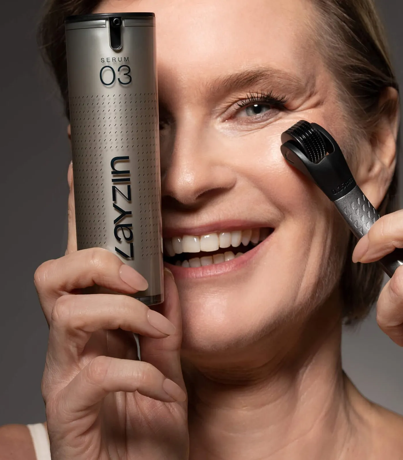 LAYZIN Under Eye Dermaroller SET donkere kringen - rimpels ogen