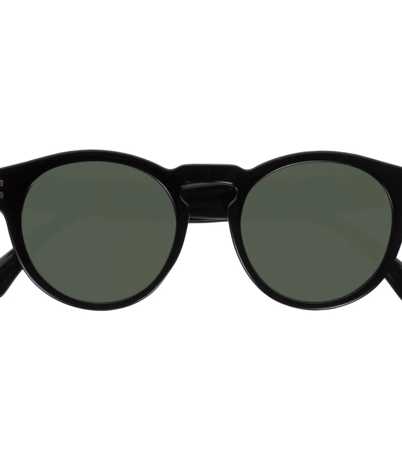 DAMES ISOTONER Unisex ronde zonnebril Zwart