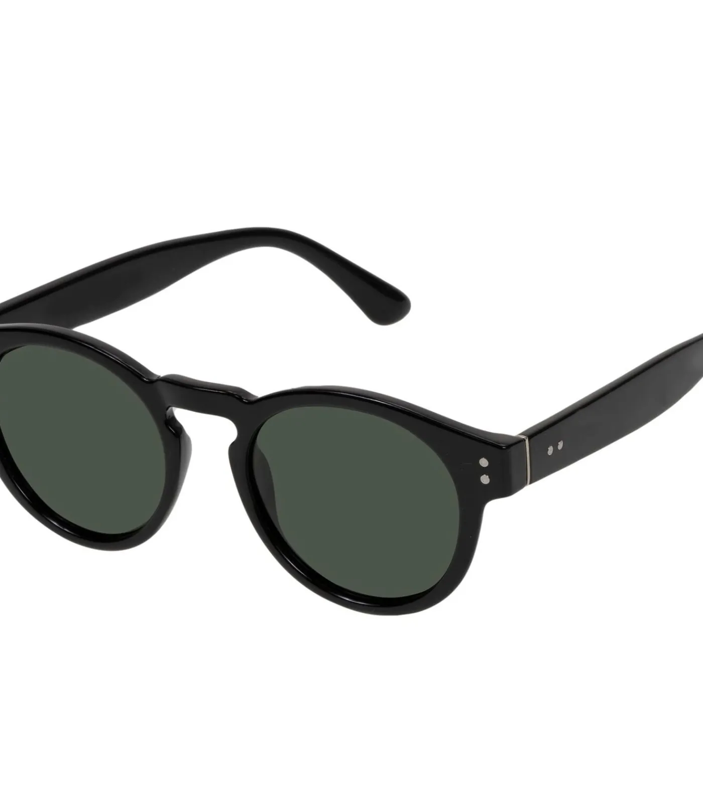 DAMES ISOTONER Unisex ronde zonnebril Zwart