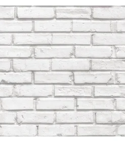 Sale Urban Friends & Coffee Behang bakstenen grijs en wit Decoratie