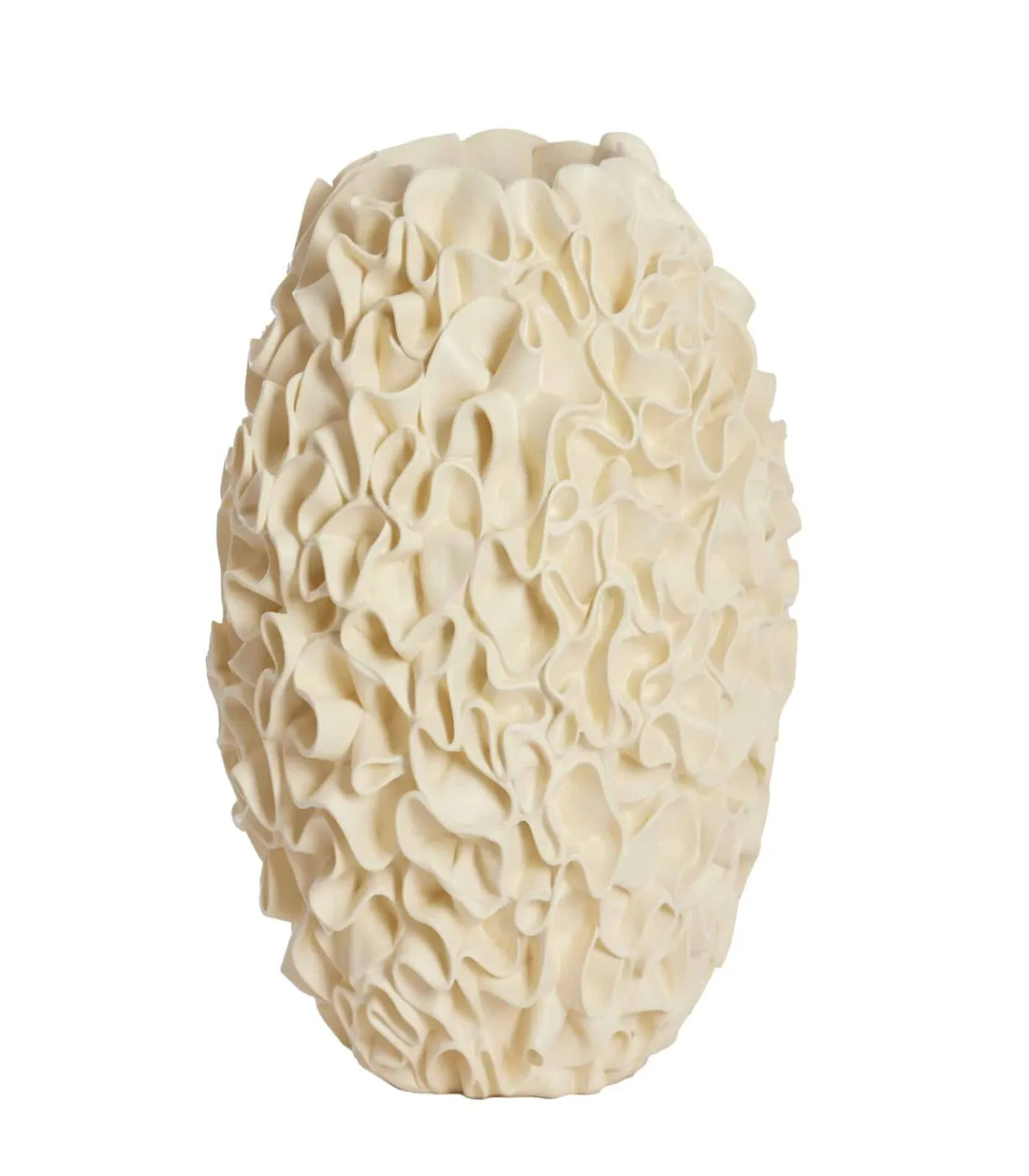 Light & Living Vaas Agello - Wit - Ø26cm