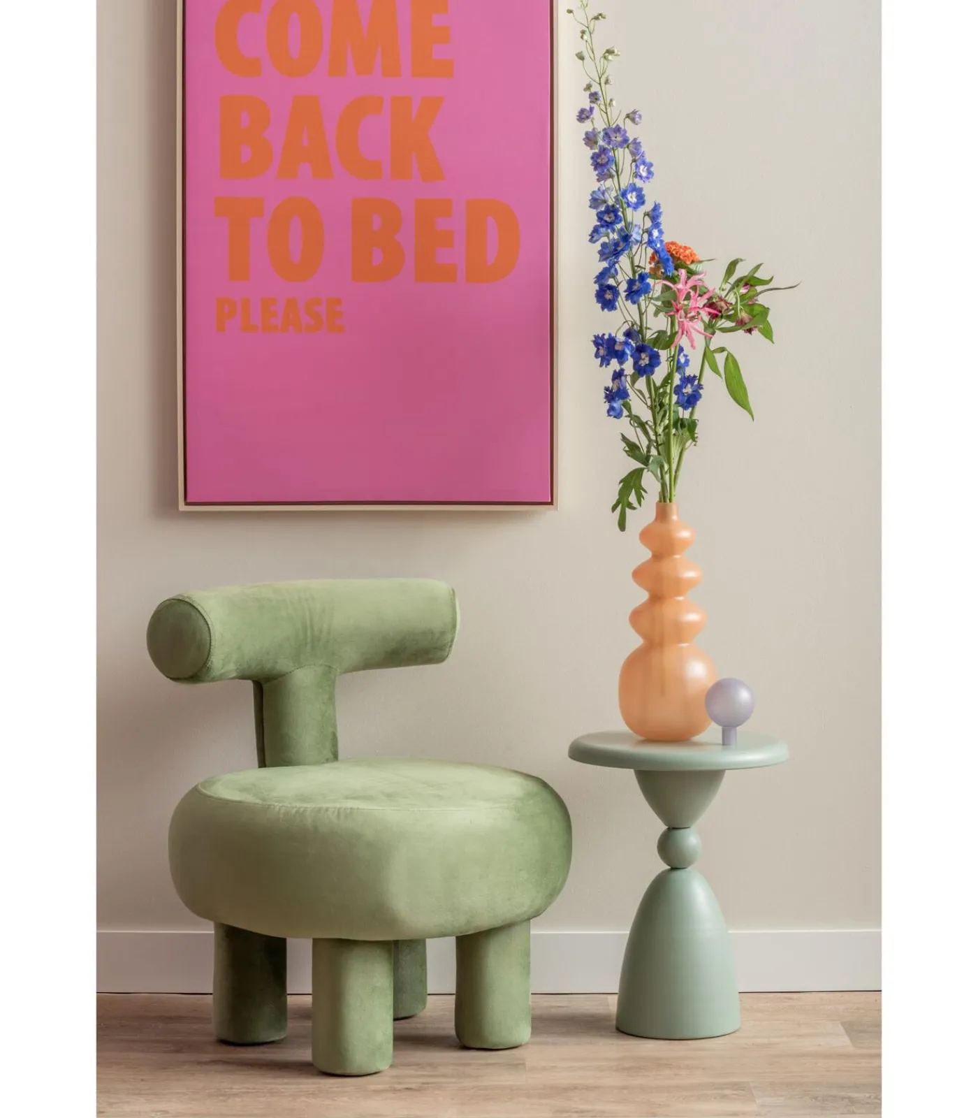 Vaas Alegre Anillo - Perzik - Ø15cm Vazen