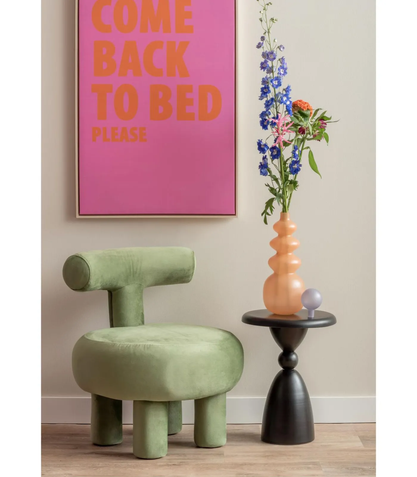 Vaas Alegre Anillo - Perzik - Ø15cm Vazen