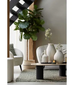 Online Vaas Diphu - Wit - Ø23x29cm Vazen