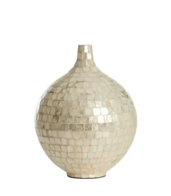 Vaas Elorza - Crème - Ø28cm Decoratie