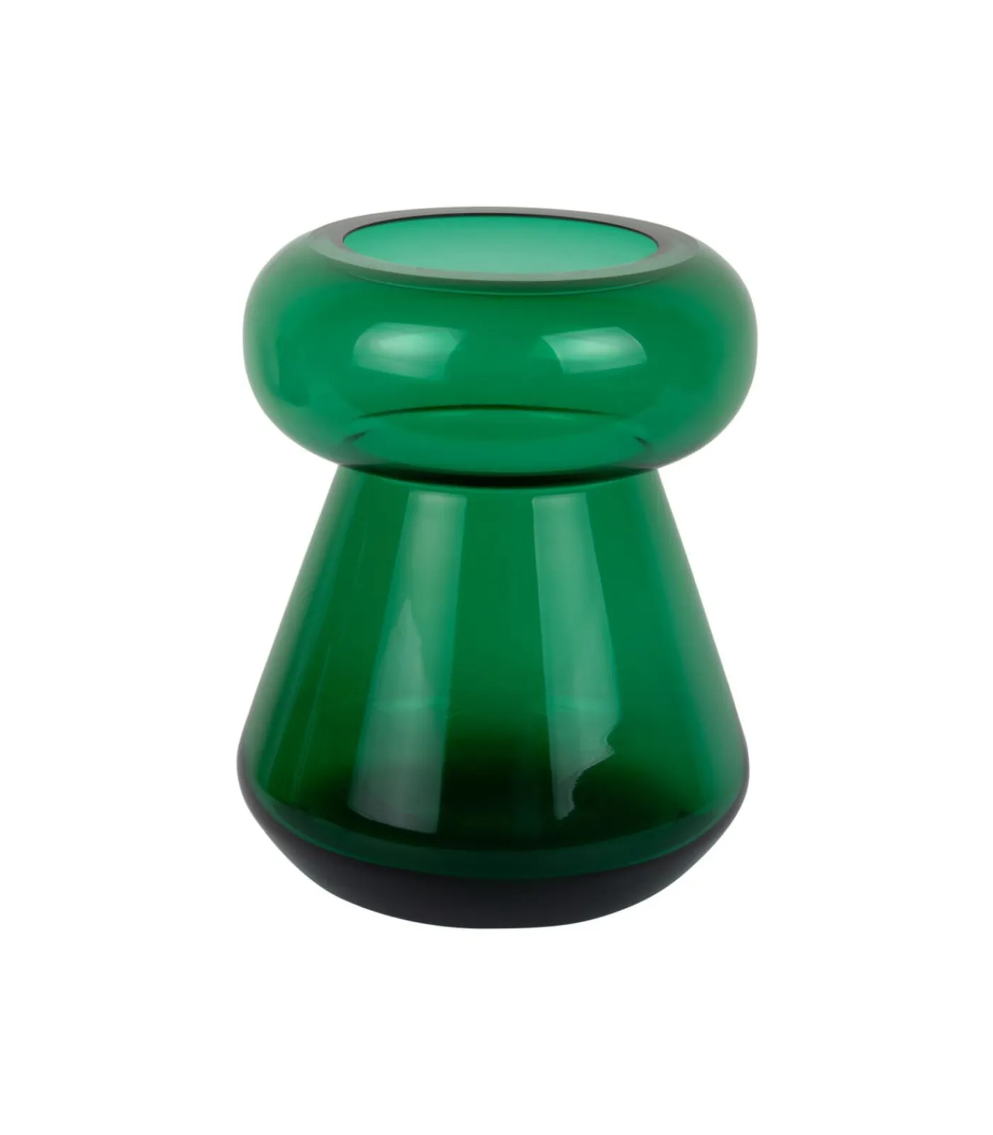 Online Vaas Excelente - Groen - 20.5x20.5x26cm Vazen