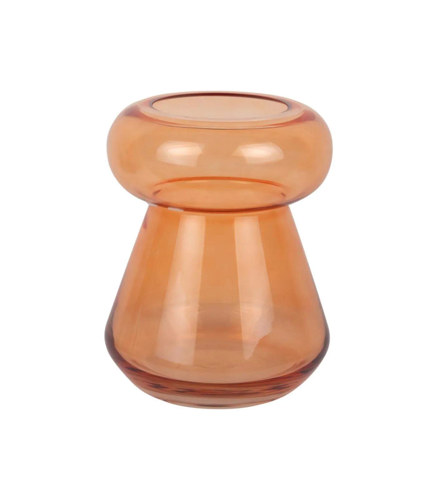 Best Vaas Excelente - Oranje - 20.5x20.5x26cm Vazen