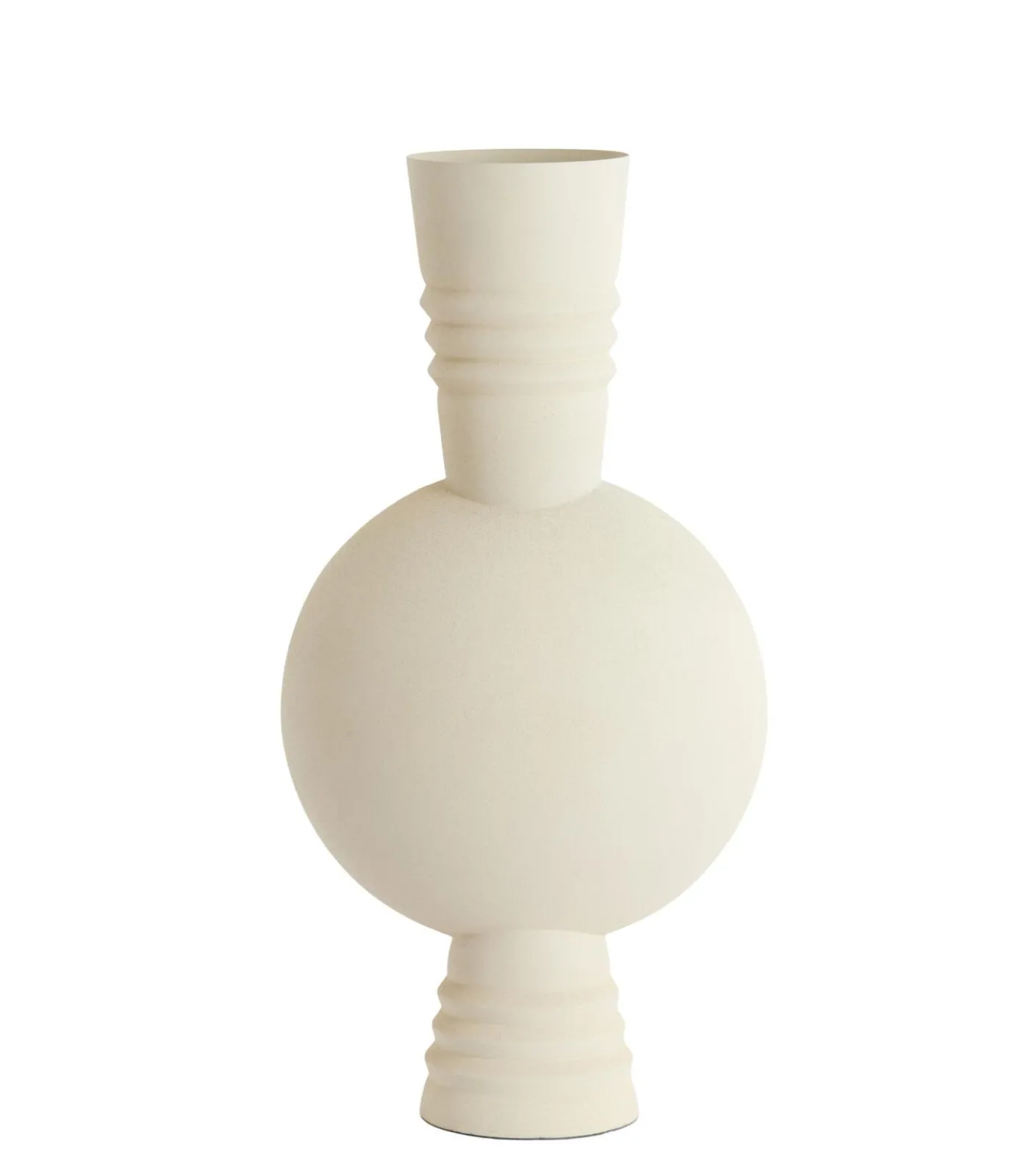 Light & Living Vaas Kavansi - Mat crème - 21x21x60cm