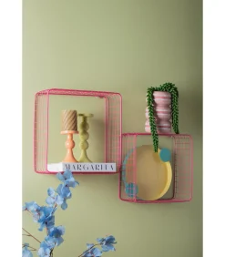 Online Vaas Macaron - Zachtroze - 9.3x9.3x19.5cm Vazen