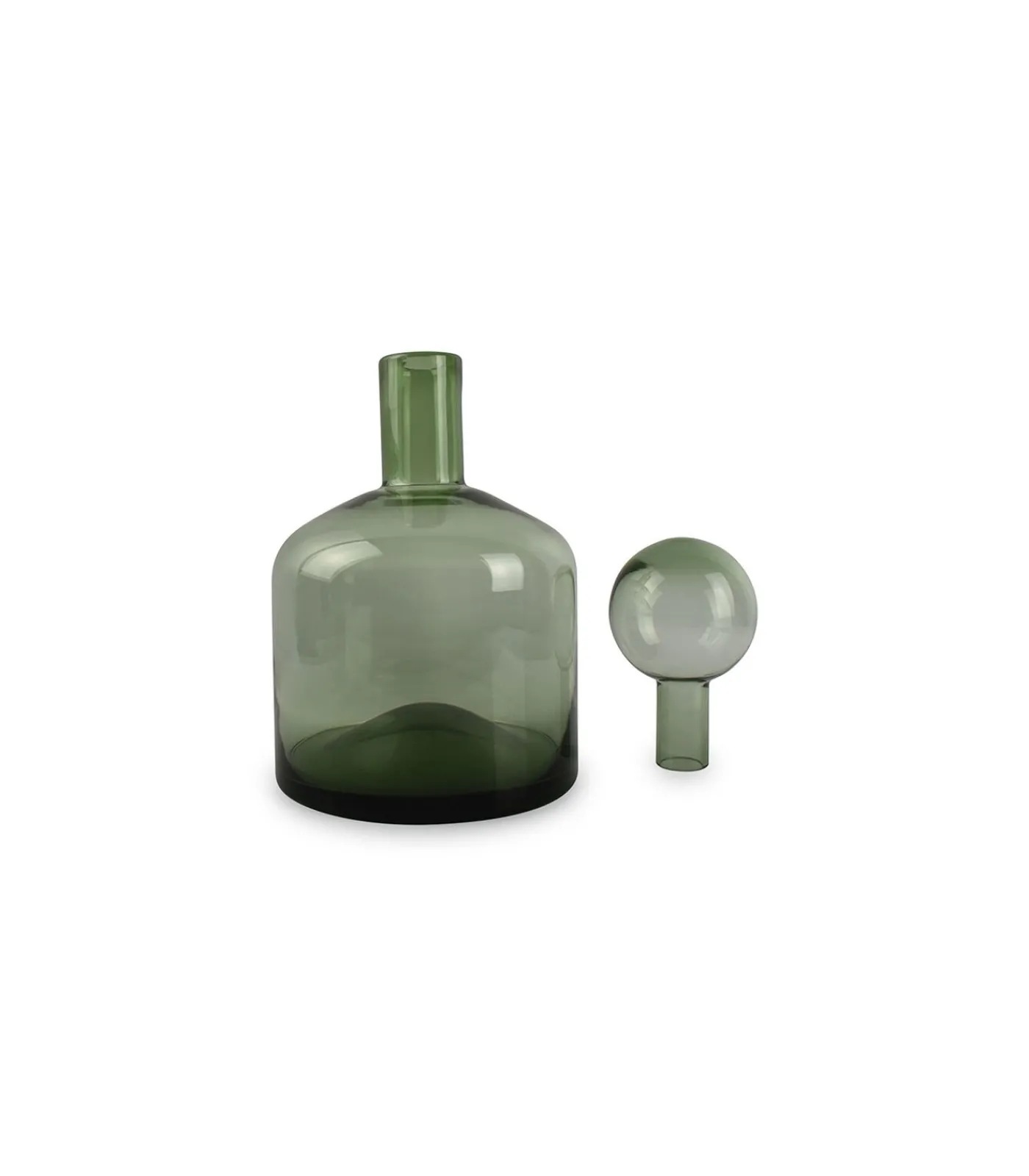 Vaas met stop 22xH40,5cm groen Fera Vazen