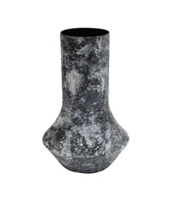 Present Time Vaas Mosaic Marble - Zwart - 20x20x31cm