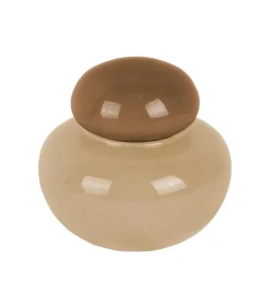 Discount Vaas Nuevo Dulce - Zachtbruin - 13.5x13.5x13.5cm Vazen