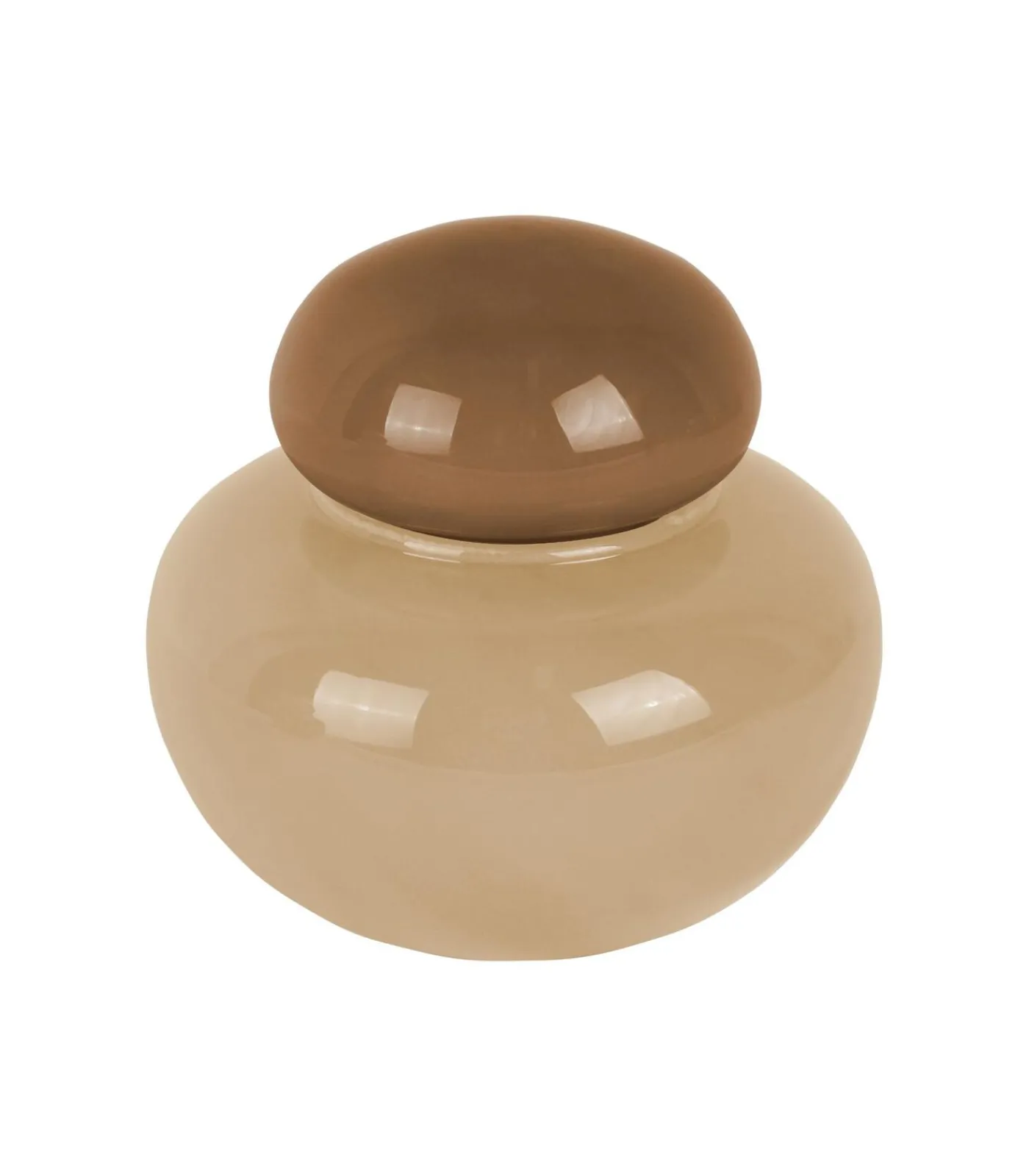 Discount Vaas Nuevo Dulce - Zachtbruin - 13.5x13.5x13.5cm Vazen