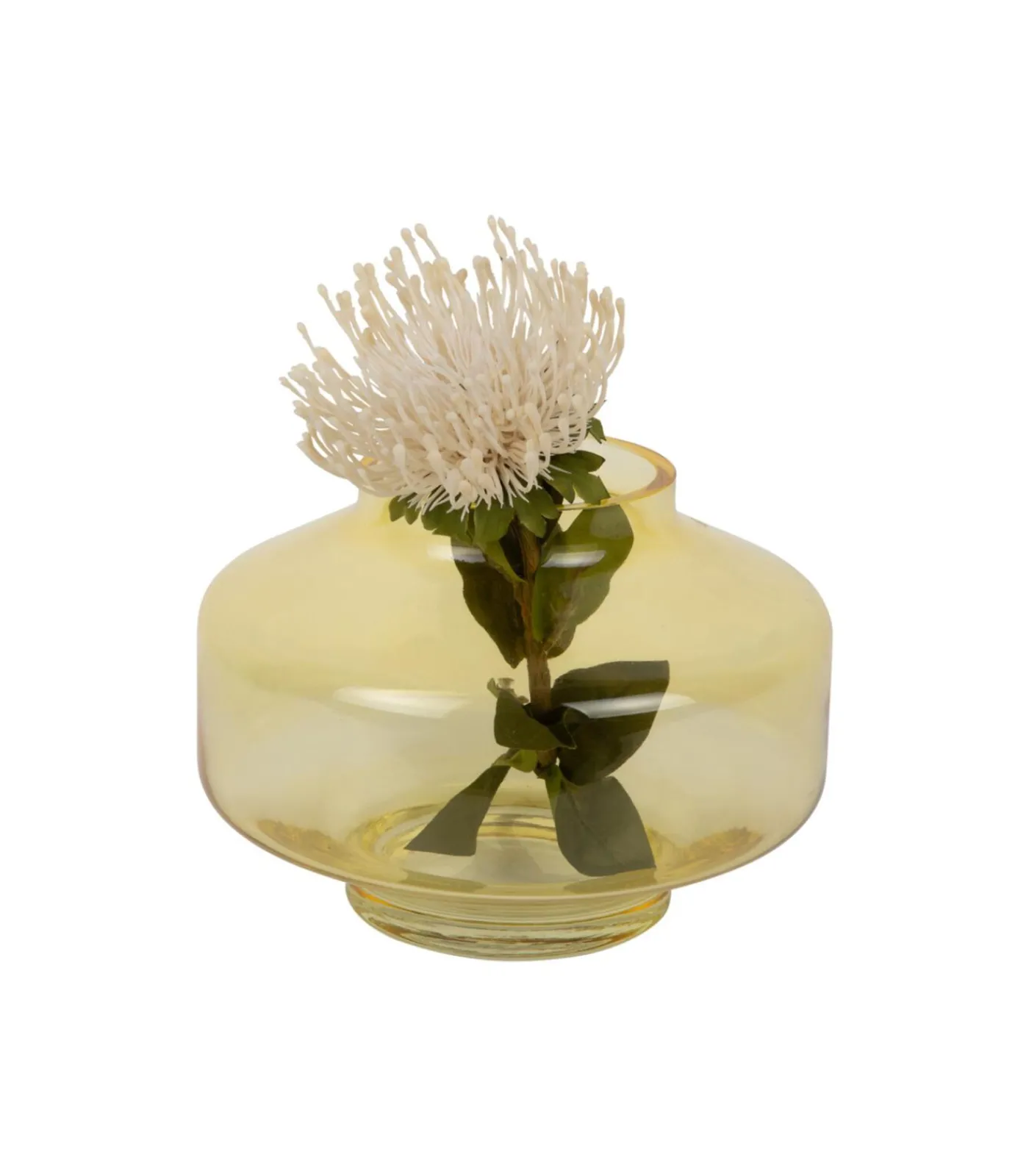 Present Time Vaas Pasmoso - Geel - 22x22x16.5cm