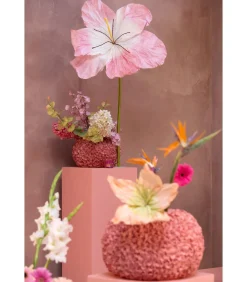 Hot Vaas Phylia - Koraalrood - Ø38cm Vazen