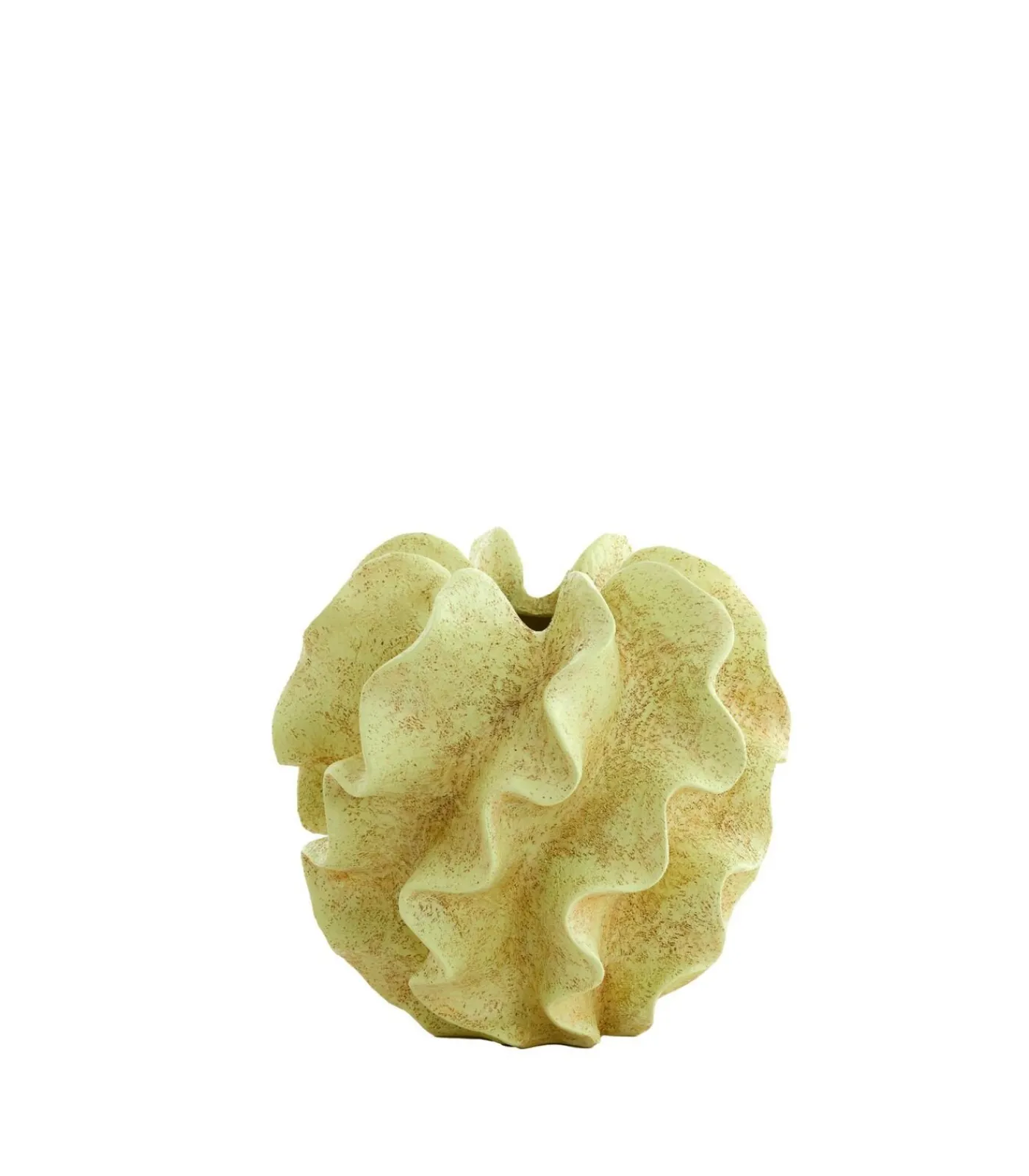 Light & Living Vaas Sharuna - Crème groen - 26.5x26.5x25cm