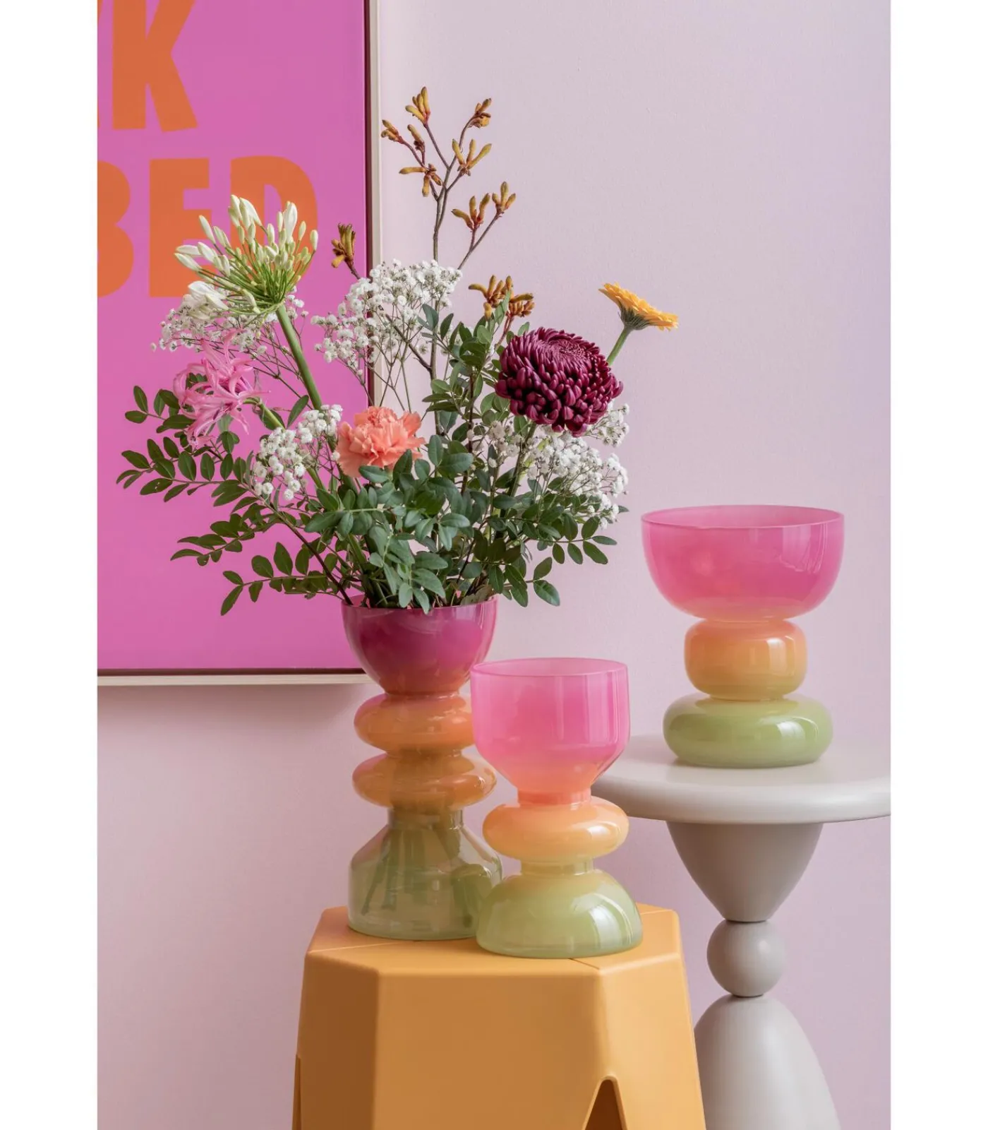 Discount Vaas Summer Vibes - - 12.5x12.5x20.5cm Vazen