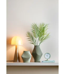 Best Vaas Twisted Rib - Theegroen - Ø18cm Vazen