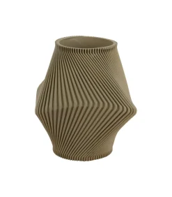 Best Vaas Twisted Rib - Theegroen - Ø18cm Vazen