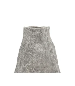 Discount Vaas 17xH33,5cm antraciet Cave Vazen