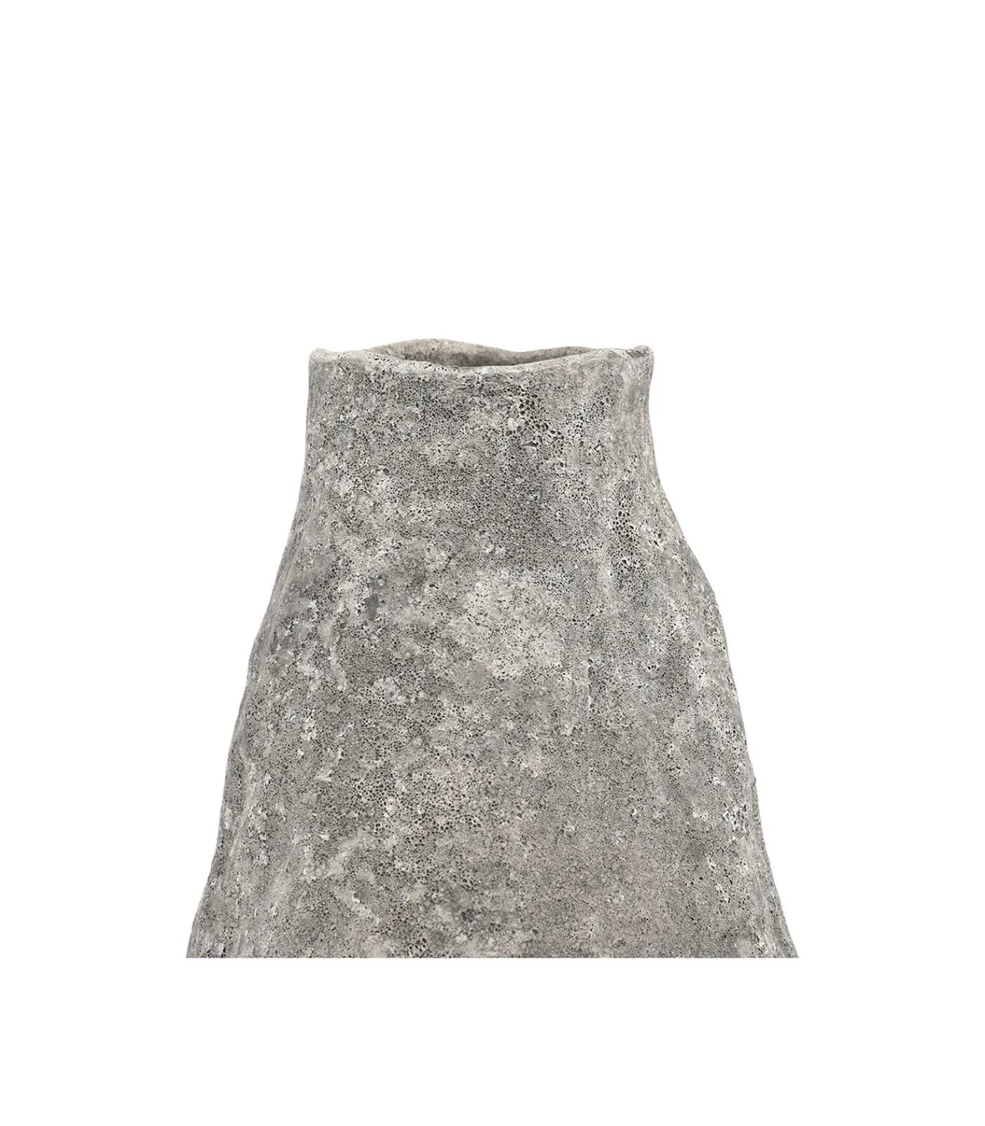 Discount Vaas 17xH33,5cm antraciet Cave Vazen