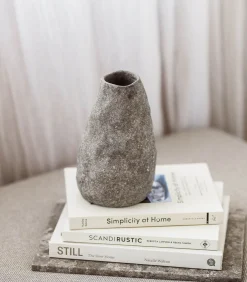 S|P Collection Vaas 14,5xH22cm antraciet Cave