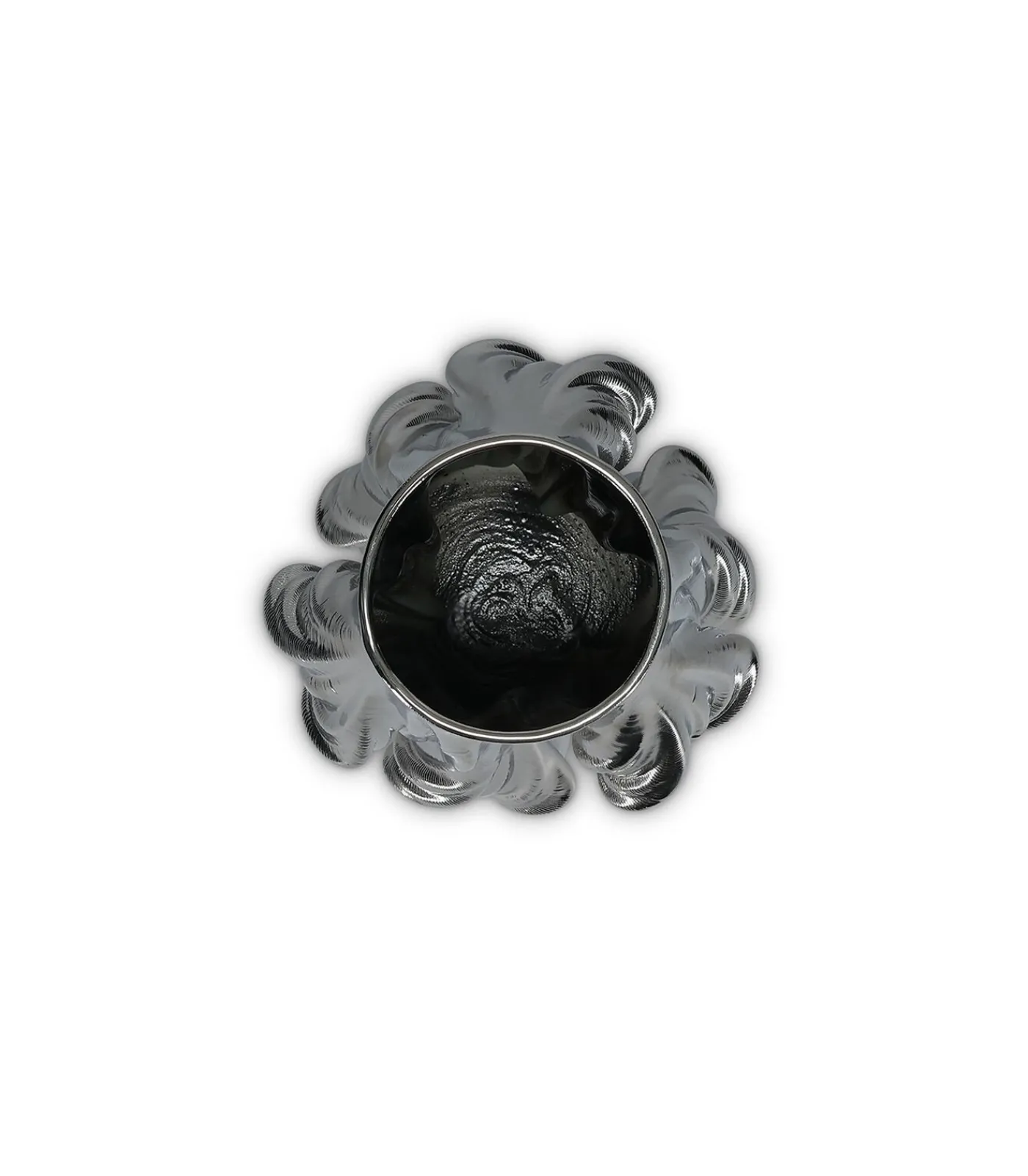 Sale Vaas 20x20xH28,5cm satin Vea Vazen