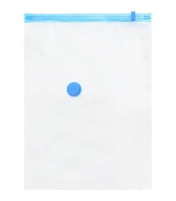 vidaXL Vacuüm opbergzakken 10 pcs Transparant en blauw 70 x 50 cm