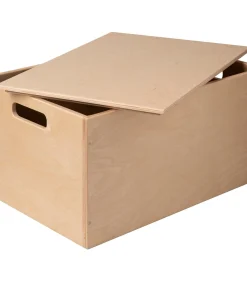 Kinderen Pertina Van Dijk Toys Deksel sjouwkist - Naturel