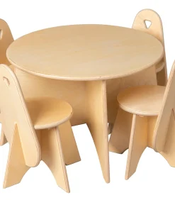 Sale Van Dijk Toys Ronde tafel (doorsnede 60 cm, hoogte 40 cm) - Naturel Kinderen Kinderen Home